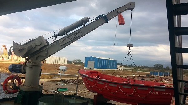 ISM Marine davits repair and supply